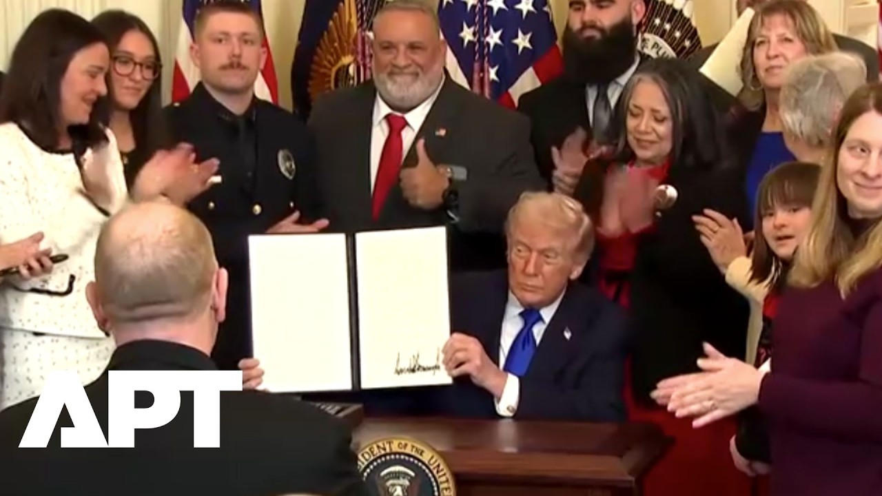 Трамп объявил «День семьи Ангелов» и резко раскритиковал нелегальную иммиграцию в пламенной речи ...