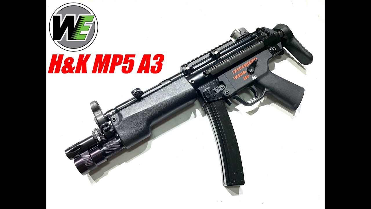 WE MP5A3 GBB原廠開箱測試