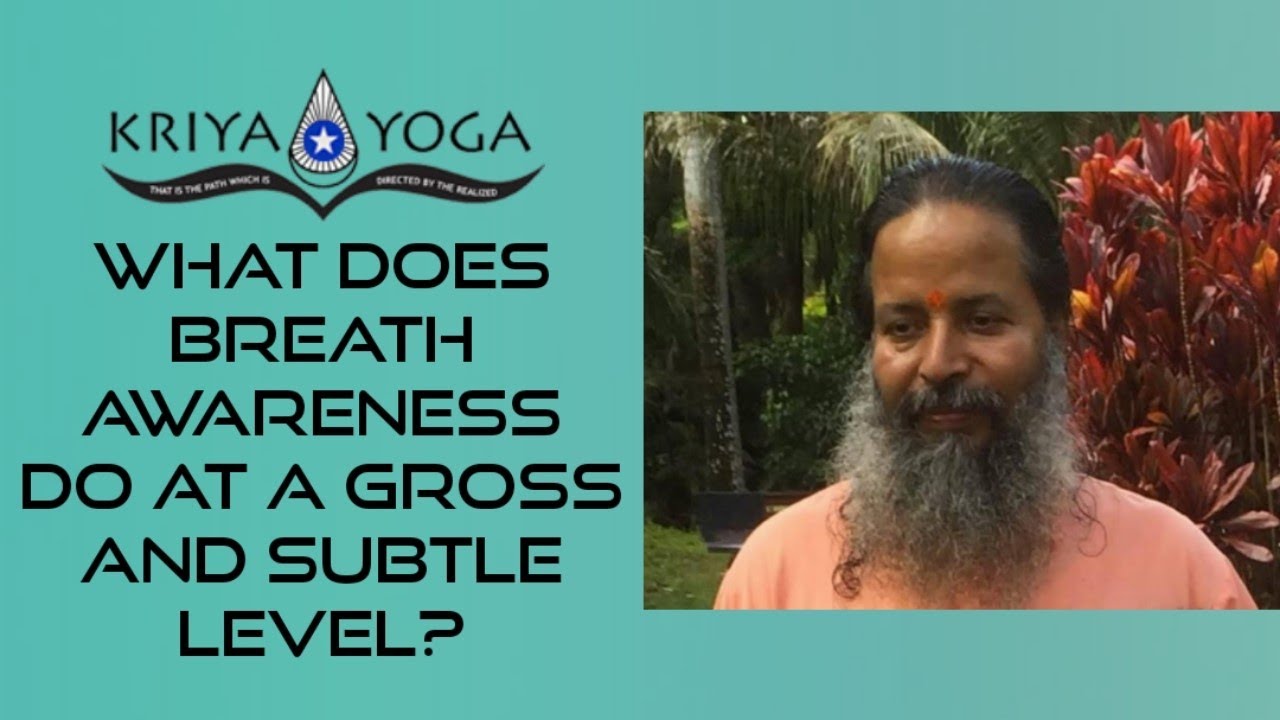 What Does Breath Awareness Do at a Gross and Subtle Level?
