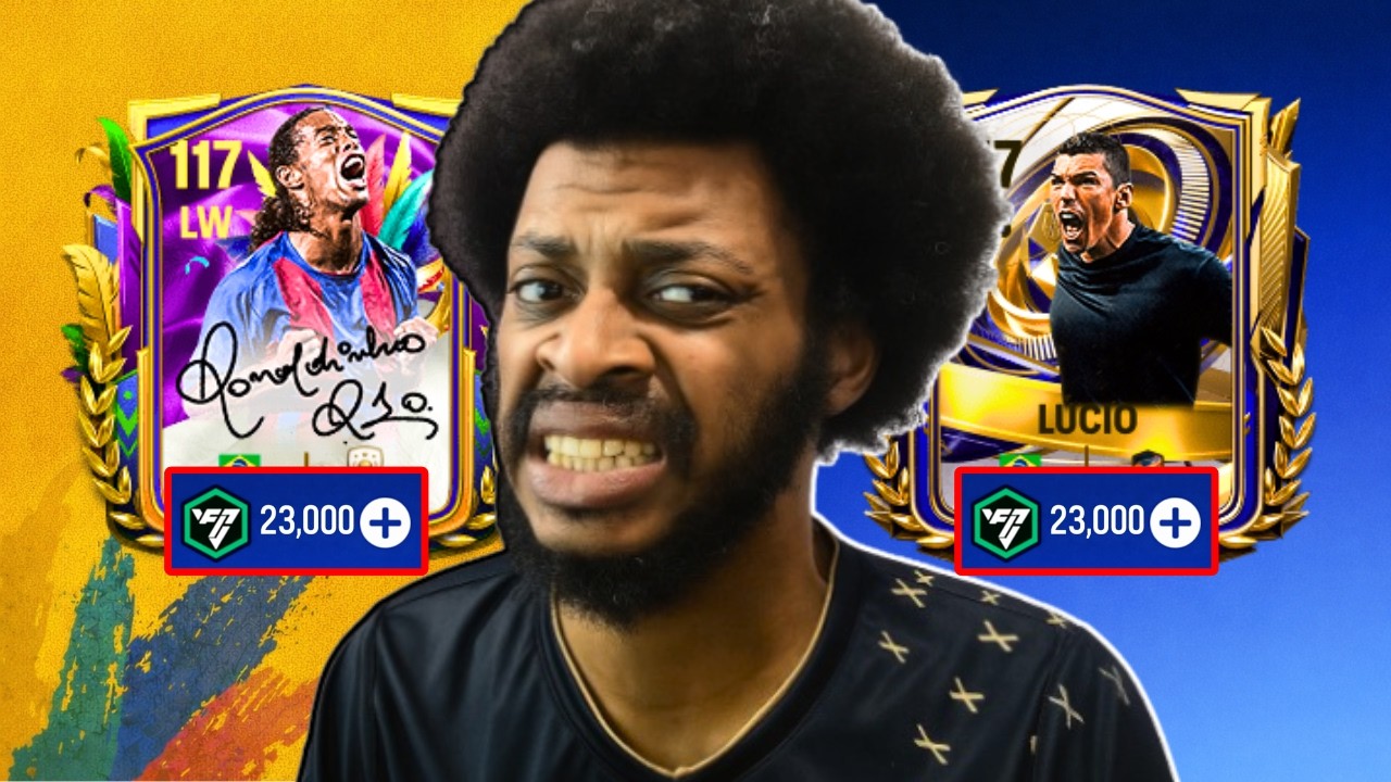 Vale a Pena Gastar 23k FC Points Ronaldinho e Lúcio? - FC Mobile