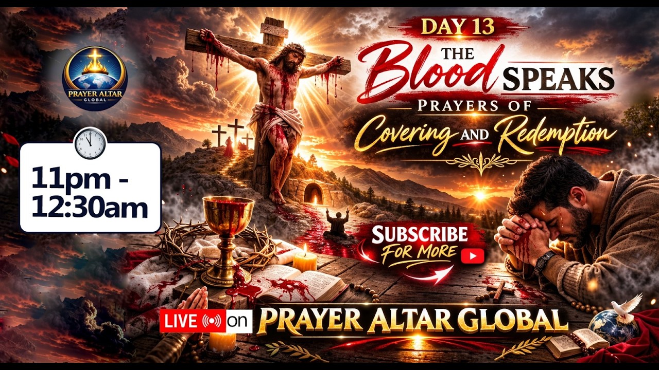 DAY 13 || THE BLOOD SPEAKS: PRAYER OF COVERING AND REDEMPTION