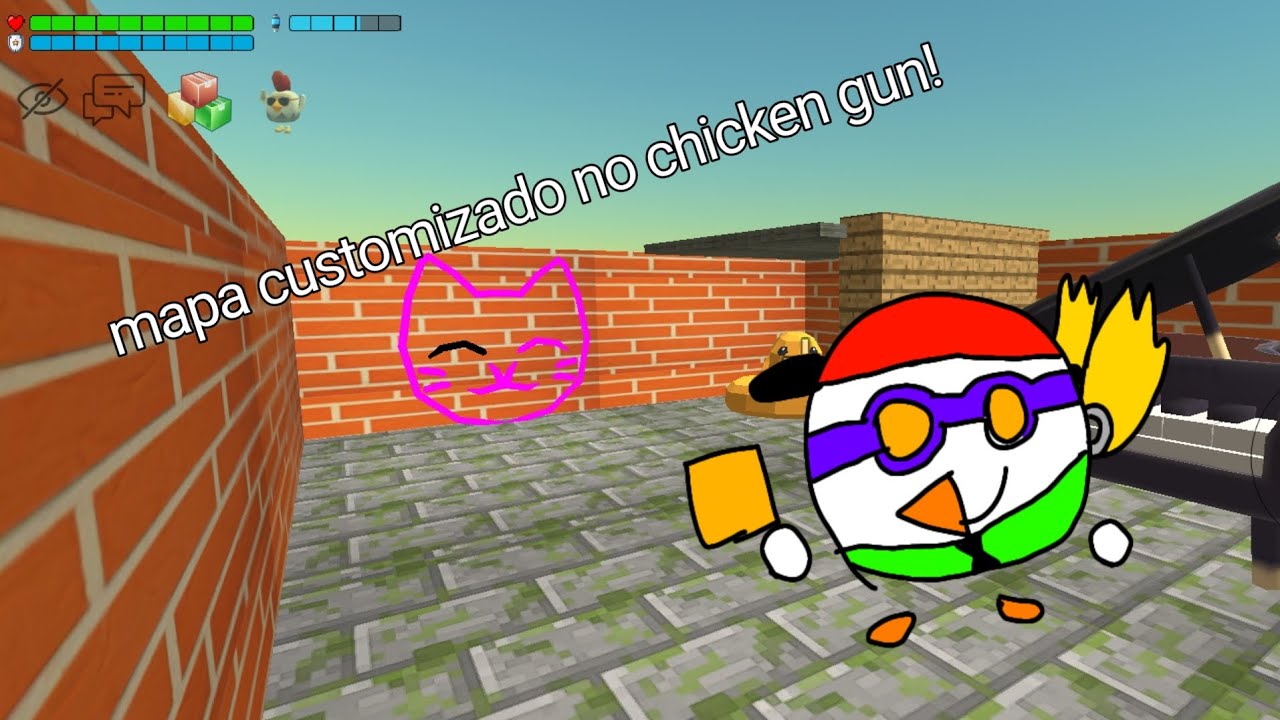 Como fazer um mapa customizado no chicken gun!