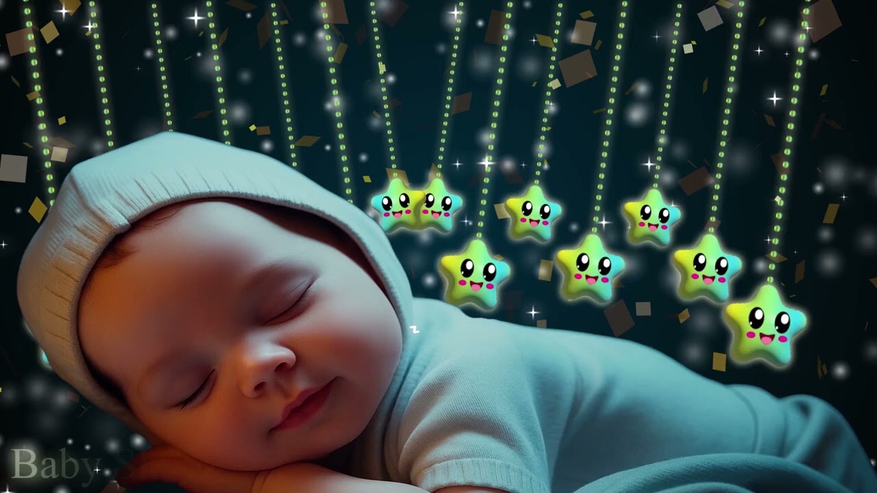 Baby Sleep Music 🎵    Soothing Baby Sleep Music 🌙    Mozart & Brahms Lullaby