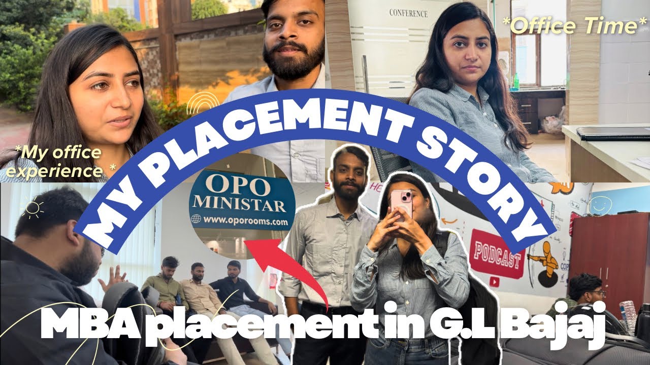 MBA Placement Story + PG/Room Shifting Vlog | GL Bajaj Diaries || My Job experience 💼🏠