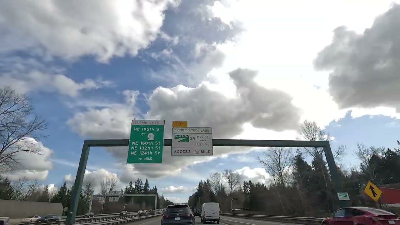 Video 25-12: Southbound I-405: I-5 to Kirkland