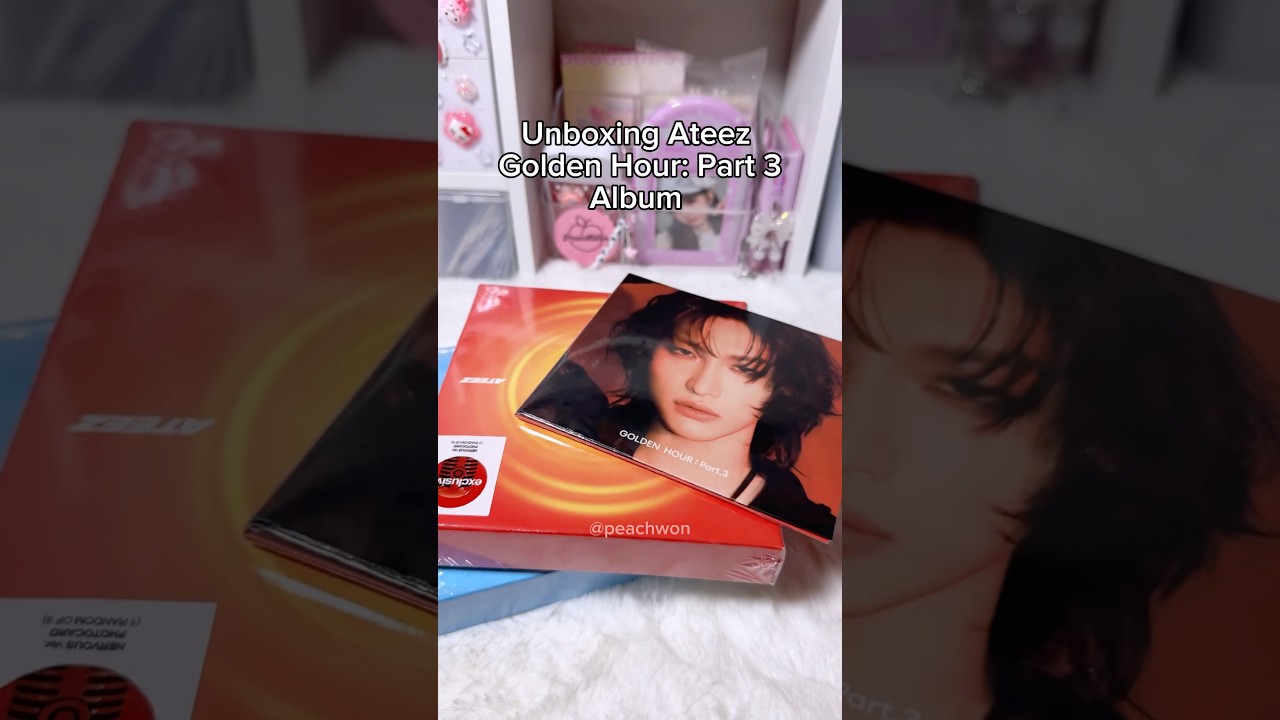 Unboxing Ateez Golden Hour: Part 3