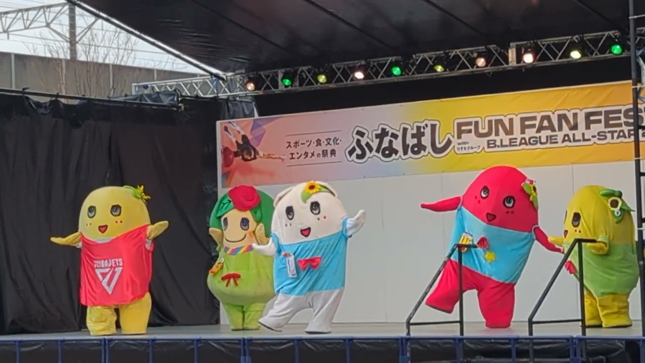 2025-01-19 ふなっしーファミリーステージショー at 南船橋（２日目）