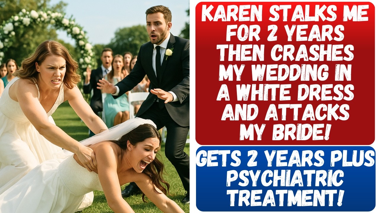 KAREN STALKS ME FOR 2 YEARS THEN CRASHES MY WEDDING IN A WHITE DRESS AND ATTACKS MY BRIDE!