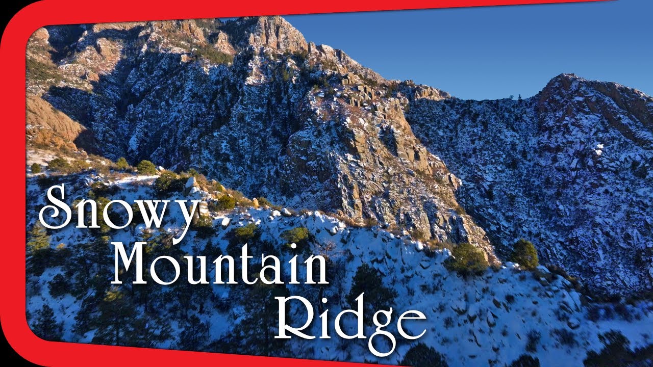 Mavic 3 Pro & Avata 2: Snowy Mountain Ridge