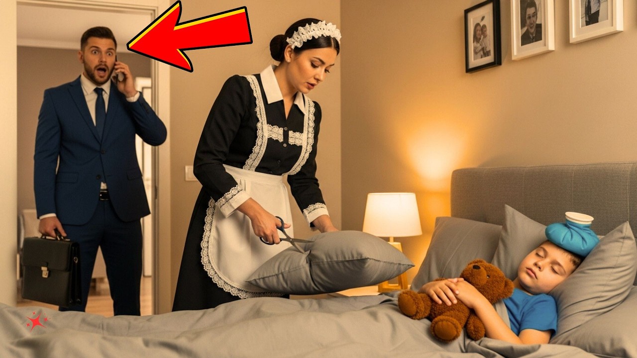 Ningún médico curaba al hijo del MILLONARIO, hasta que la MAID descubrió esto.