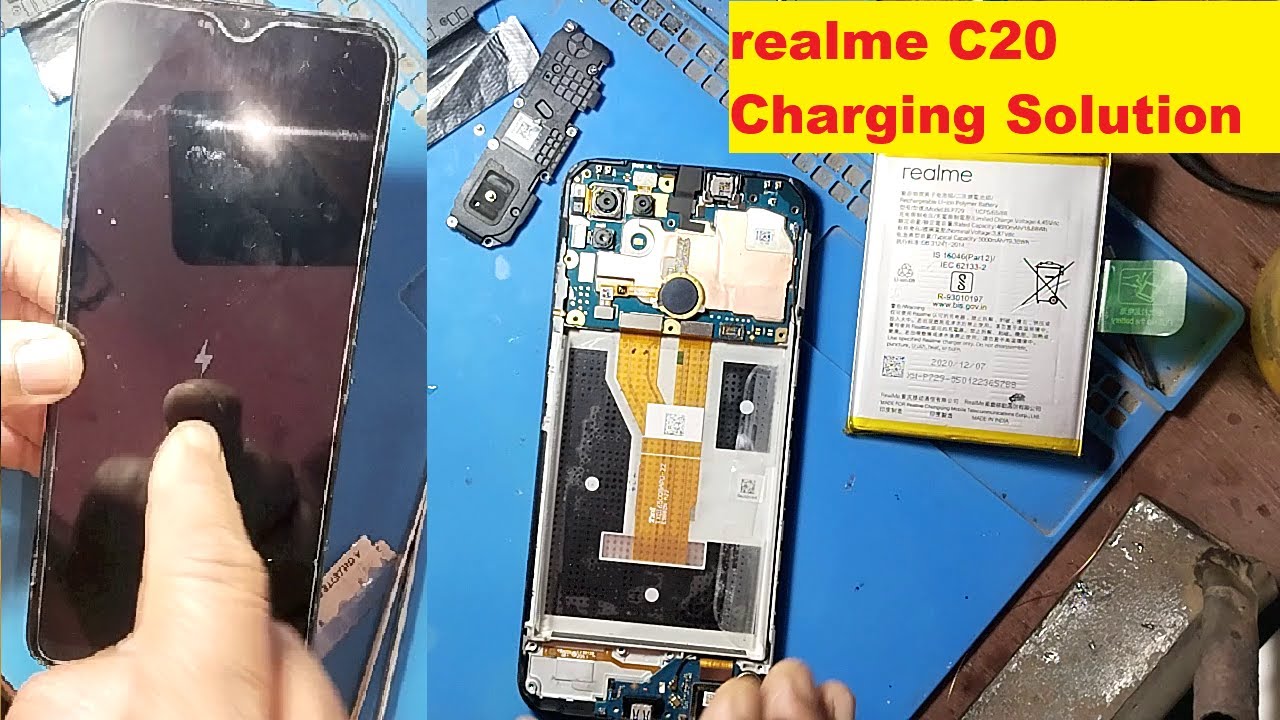 REALME C20 Charging Solution ! 100% Done .