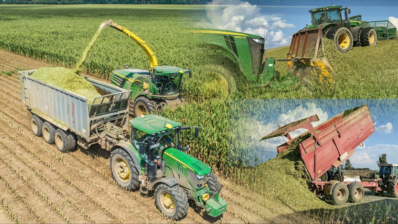 Silózás 2020 | John Deere 8600i + Jaguar 850 | 8x John Deere 8R | Corn SILAGE XL