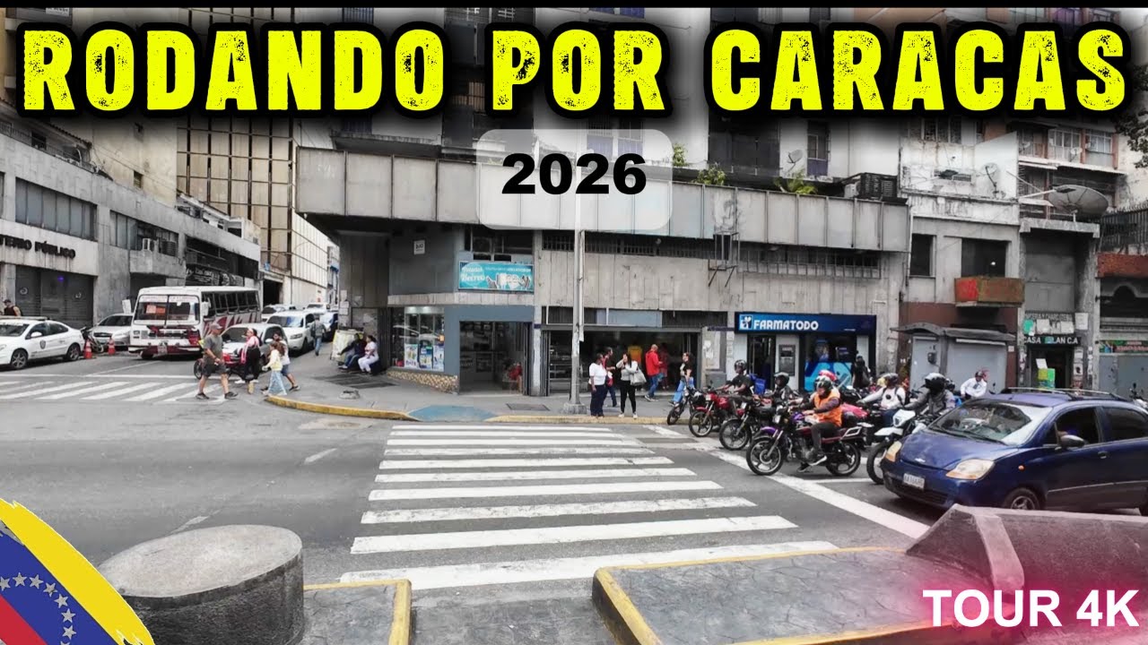 RODANDO por CARACAS así está HOY la capital venezolana en 2026