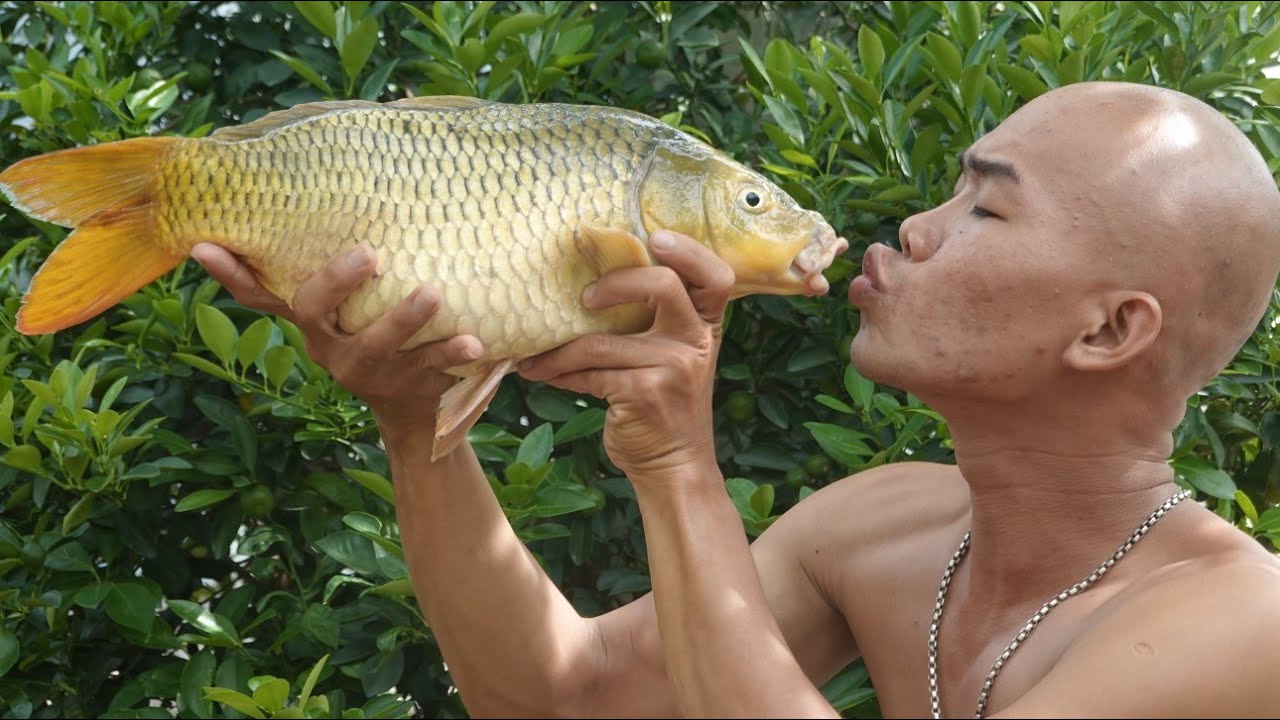 CÁ CHÉP SIÊU TO KHỔNG LỒ | NẤU NỒI LẨU THÁI NGON BÁ CHÁY |TẤU HÀI CỰC MẠNH