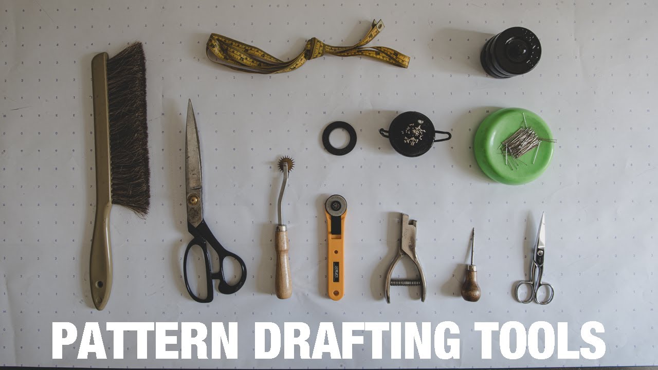 MY PATTERN DRAFTING TOOLS | FASHION PATTERN MAKING AND DRAPING