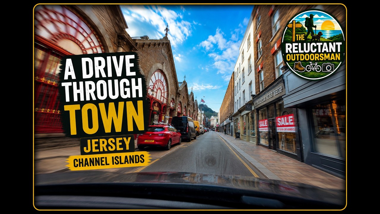 A drive through town - St. Helier #jersey #driving #scenery