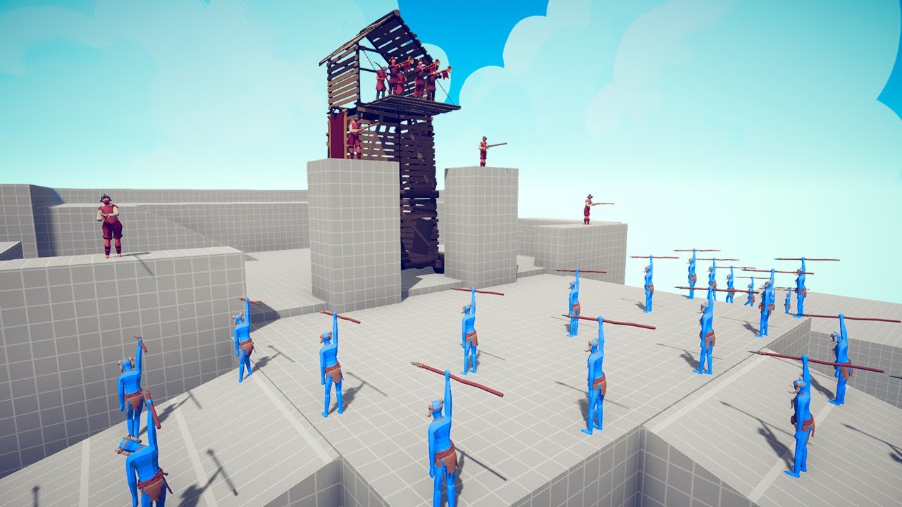Musketeer + Secret Tower vs Every Unit | Totally Accurate Battle Simulator TABS