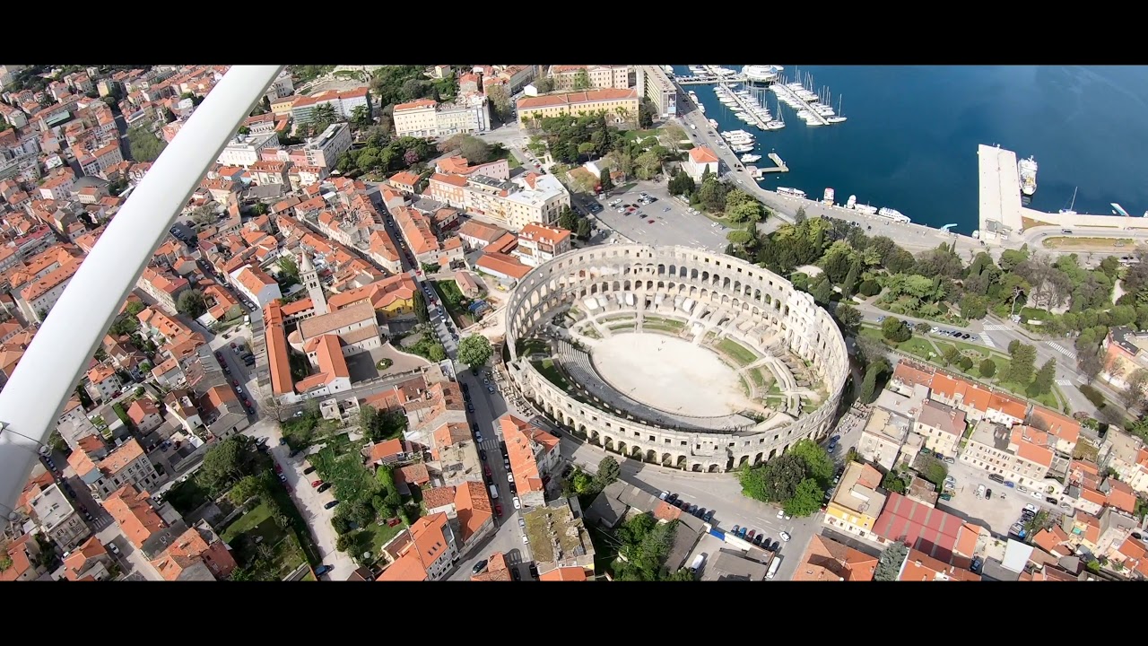 FlightLog #25 - Roman Amphitheatre in Pula (Croatia) | C172 | HD