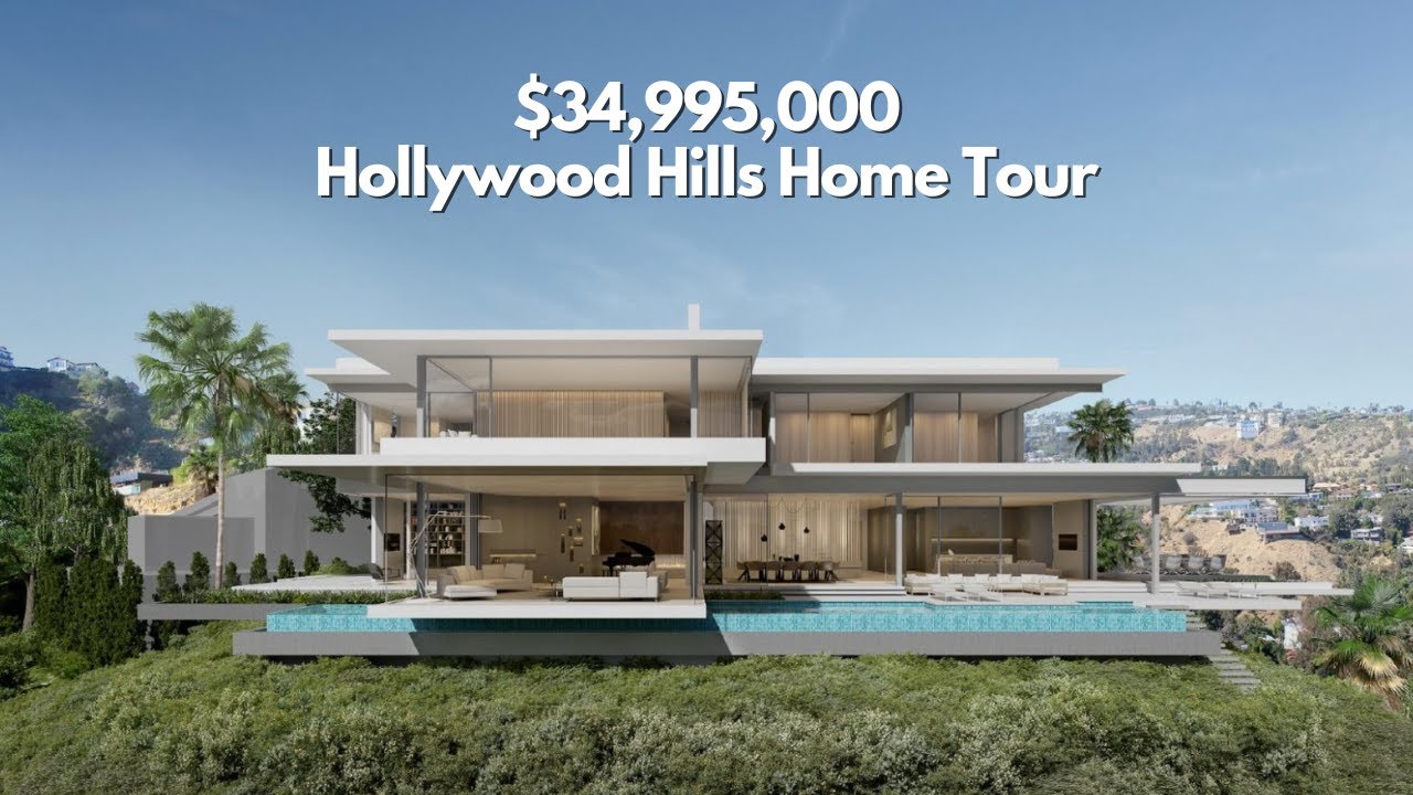 Inside an Immaculate Open Concept $35M Luxury Home | West Hollywood Home Tour