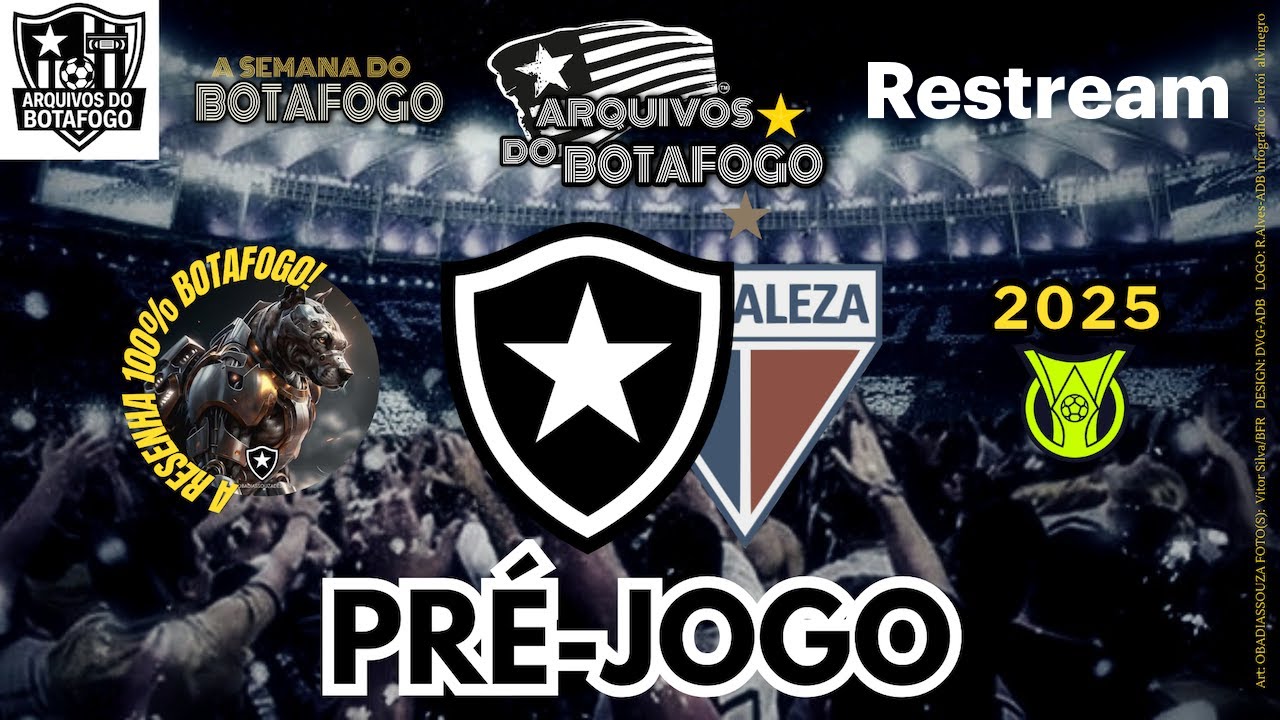 Pr&eacute;-Jogo BOTAFOGO X Fortaleza #botafogo #glorioso #arquivos #textor #eagle #fortaleza