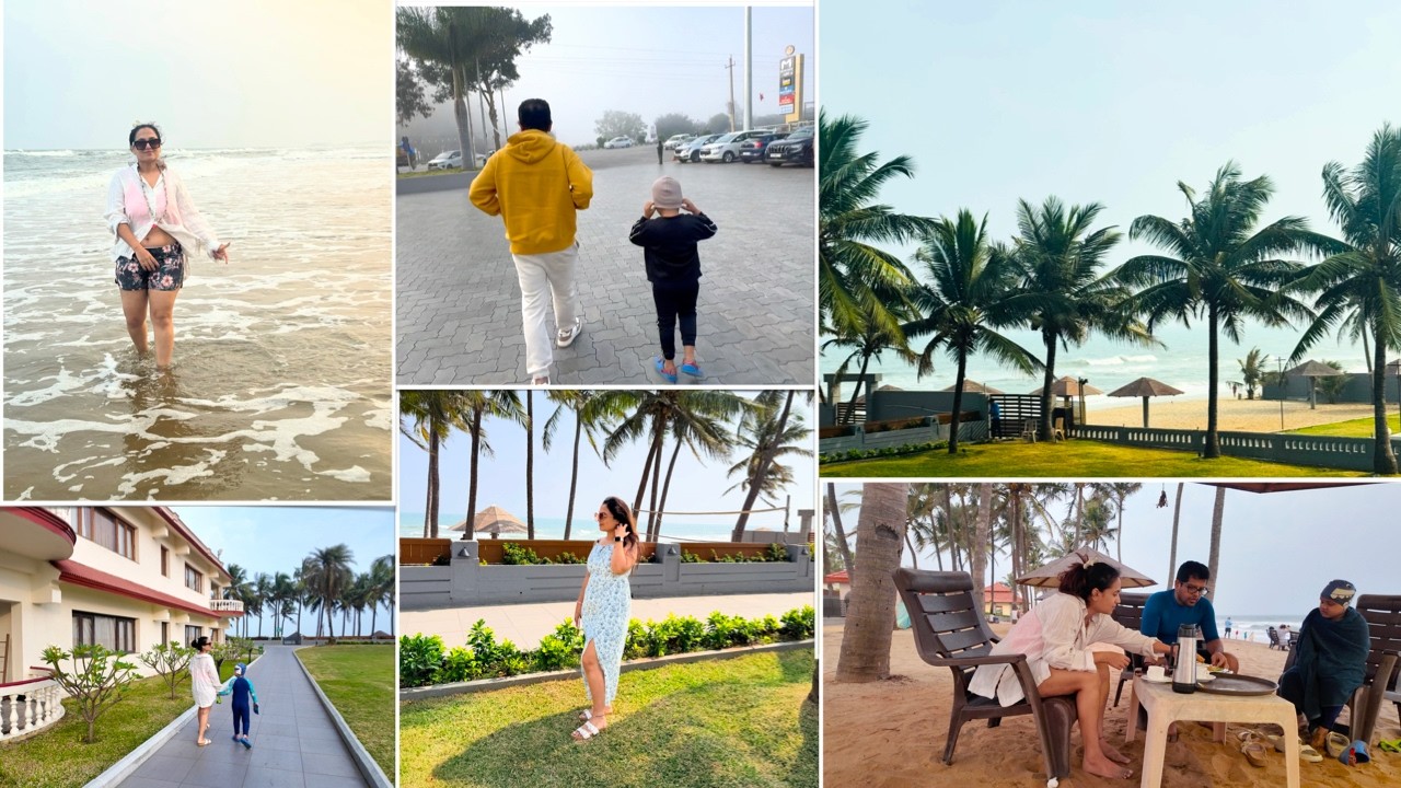 ಟ್ರಿಪ್ ಗೆ ಎಲ್ಲಿಗೆ ಬಂದ್ವಿ - ಬೀಚ್ ಲೇ ಊಟ, ಆಟ ಫುಲ್ ಮಸ್ತಿ | Where Are We? 🌴 Beach Vacation Begins
