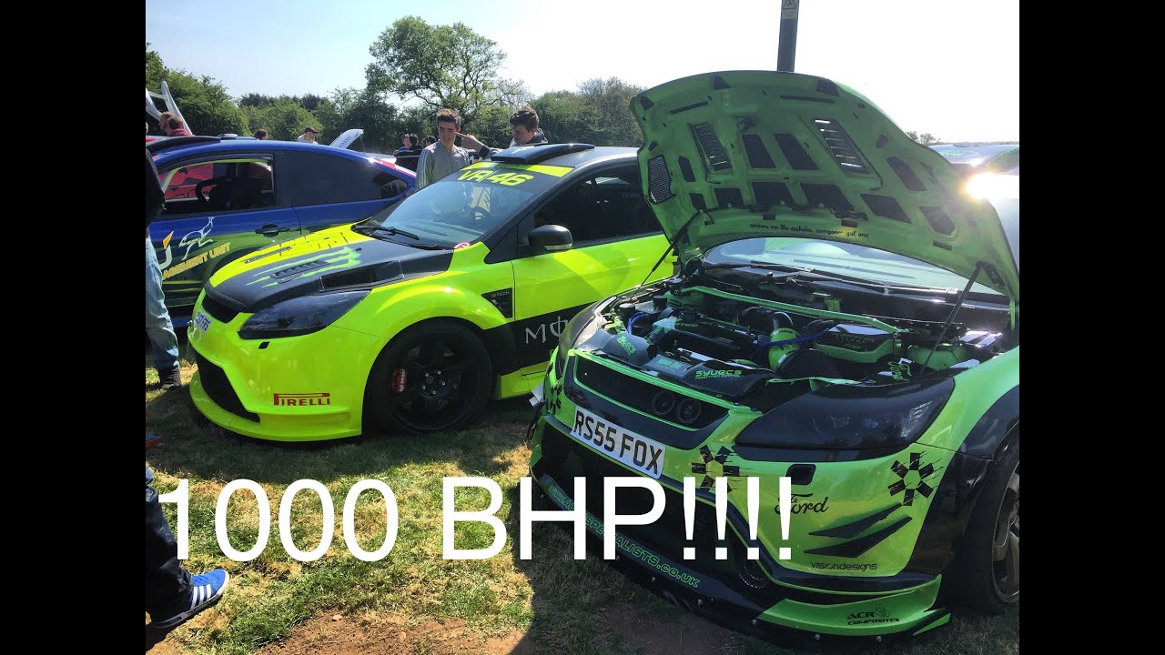 1000 BHP FOCUS RS | Massive Turbos And Screamer Pipes | Ford TakeOver Meet