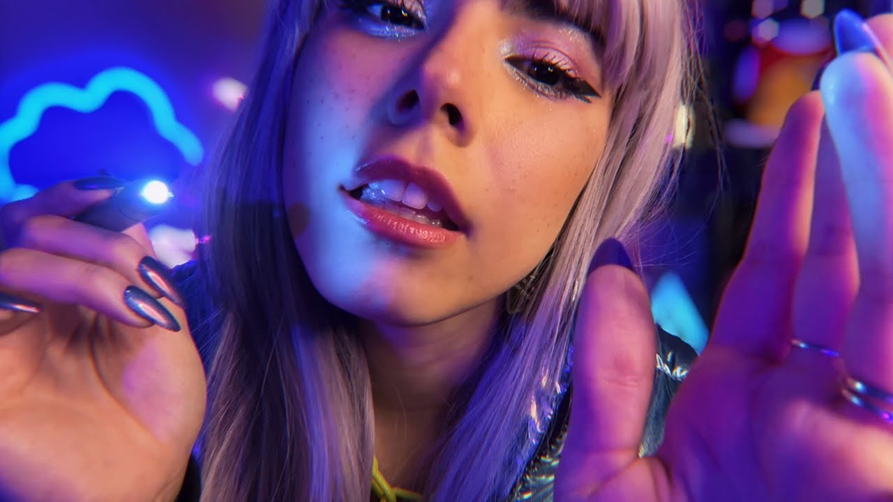 ASMR Alien Girl Examines You 🛸✨💖 (eyes closed)