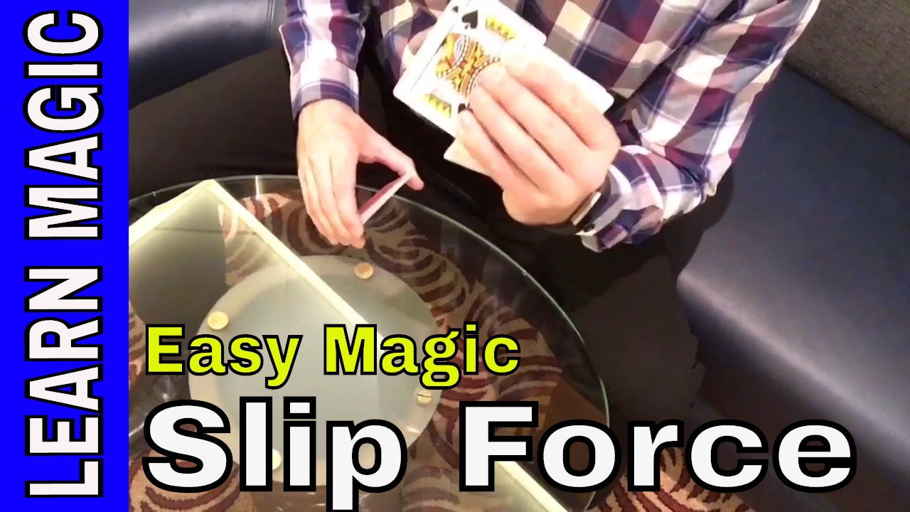 Sleight Of Hand Magic: Slip Force Card Magic Lesson
