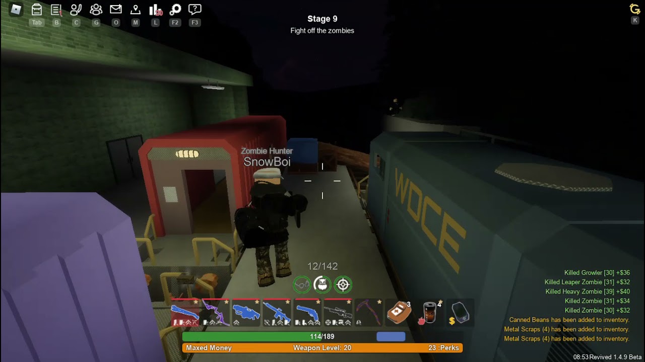 Railway Raiding as Zark! | Rise of the Dead | Roblox
