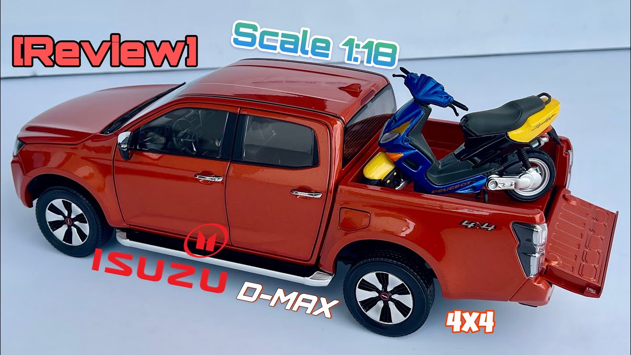 [Обзор] Jiangxi-Isuzu D-Max (RG01) L4 4x4 AT Double Cab 2020 Масштабная модель грузовика 1:18 - Д...
