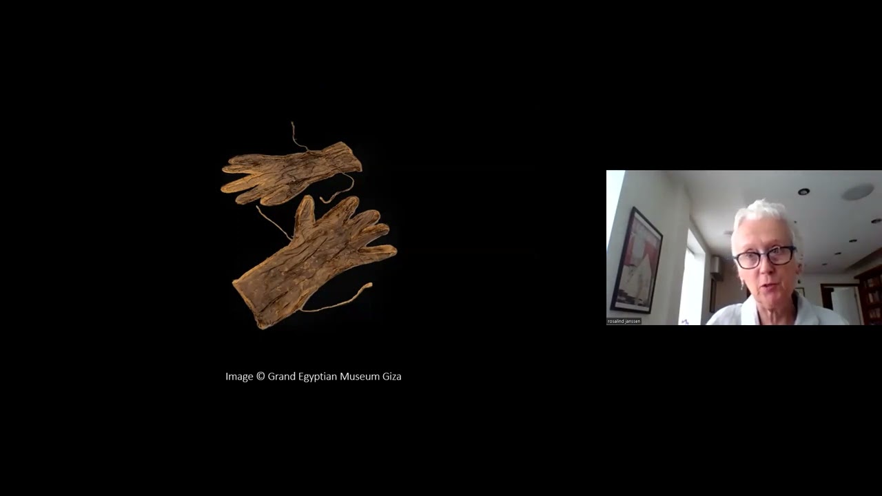 Dr. Rosalind Janssen: Unpacking Tutankhamun’s Wardrobe