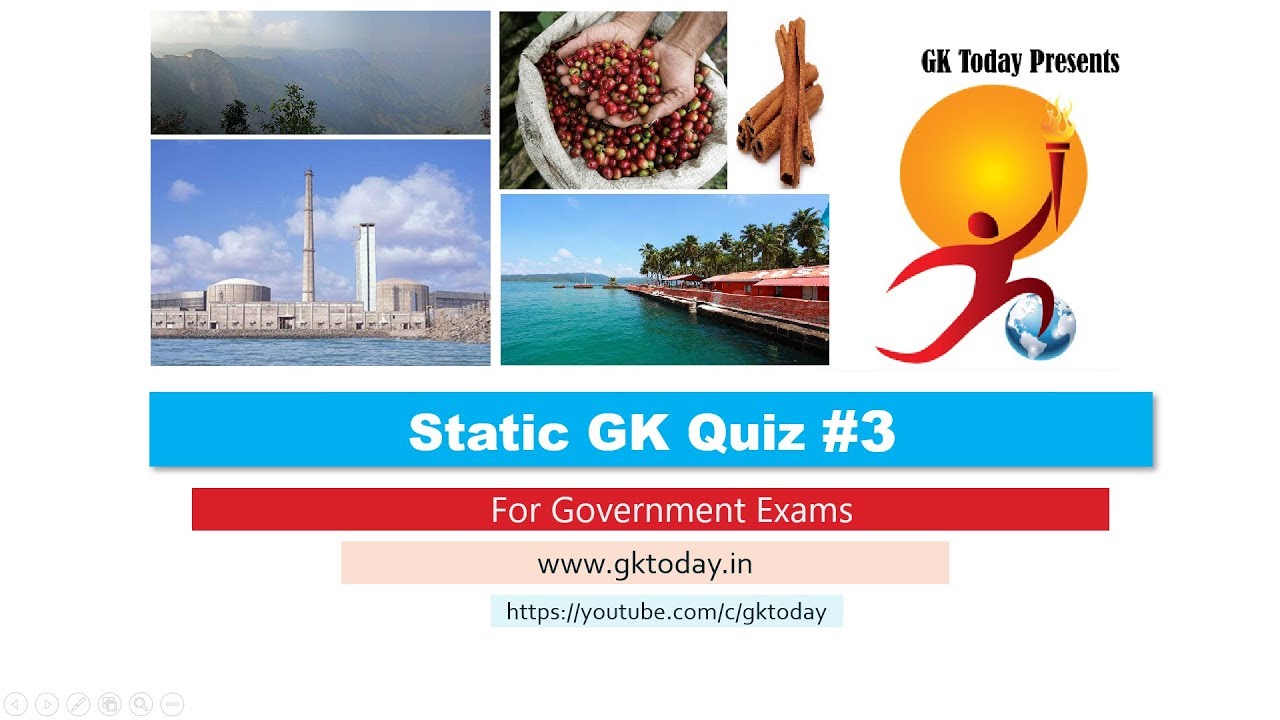 GKToday's Static GK Quiz-3
