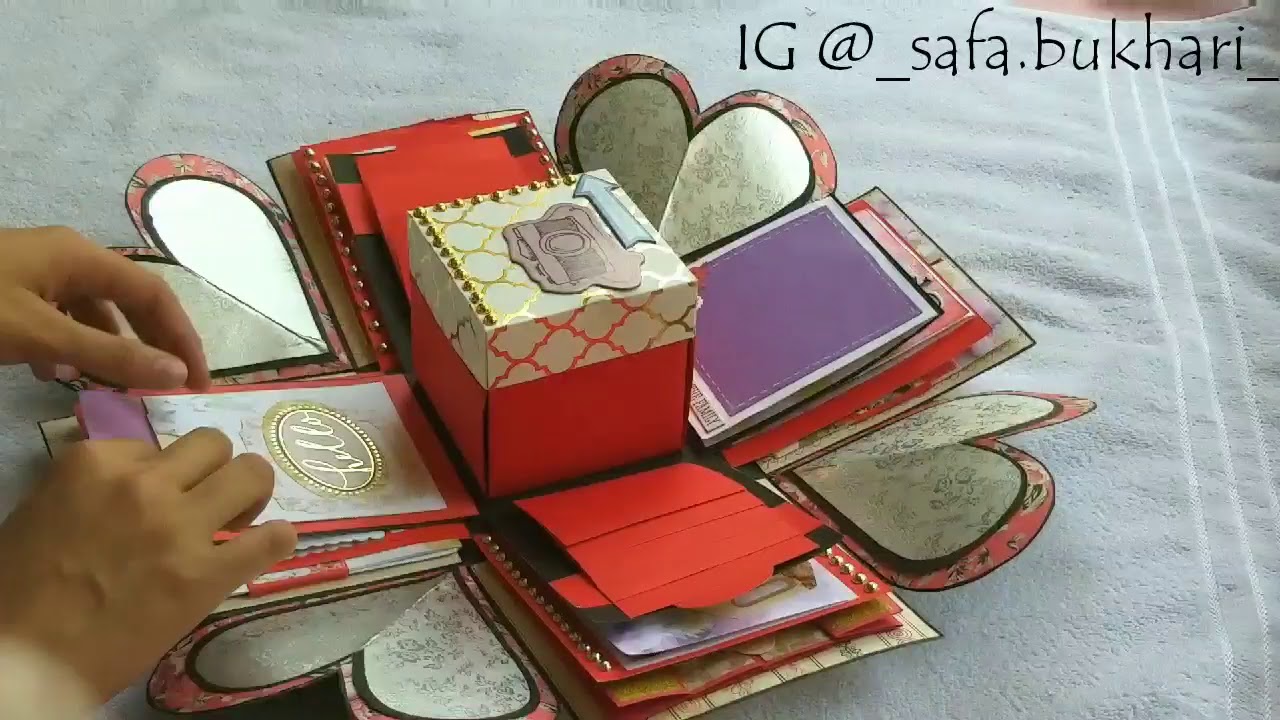 LOVE EXPLOSION BOX- EXPLOSION BOX IDEAS BY ZAF