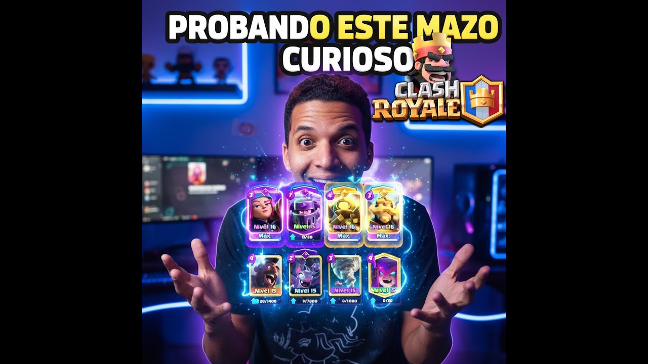 Probando este mazo curioso en Clash Royale