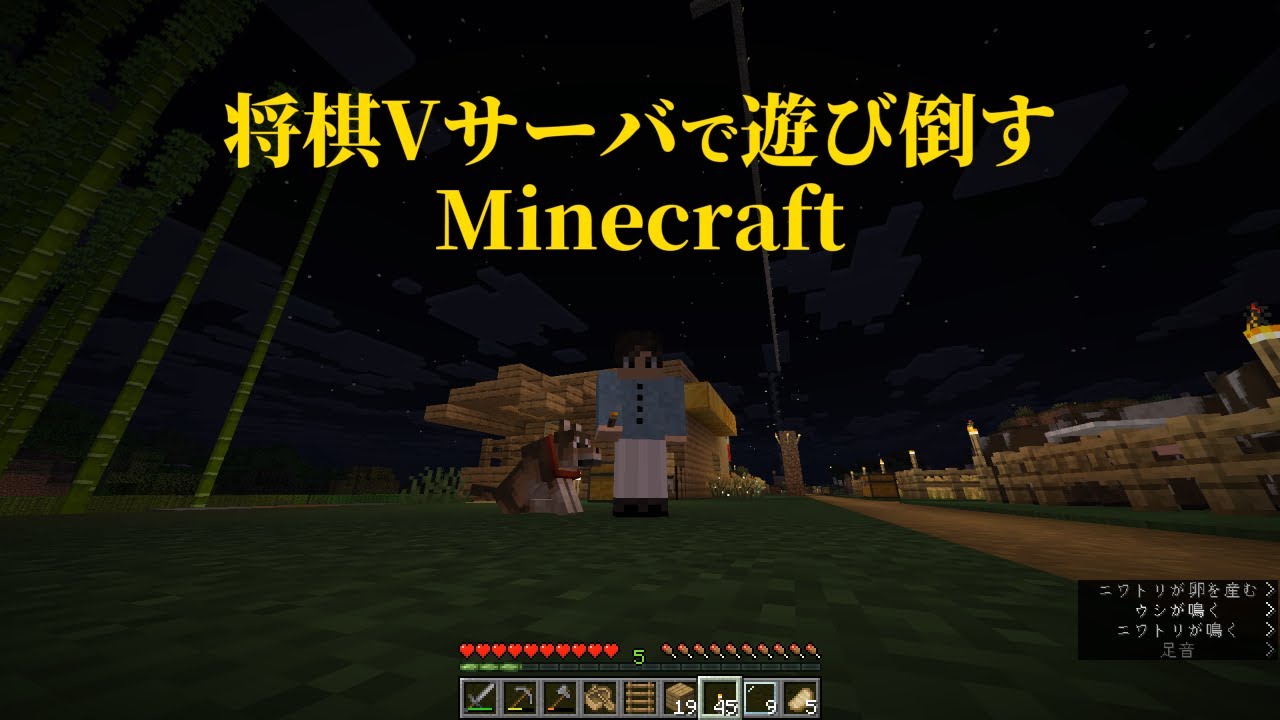 【Minecraft】探検アンド建築　in　将棋Vサーバー【心瀬双／Vtuber】