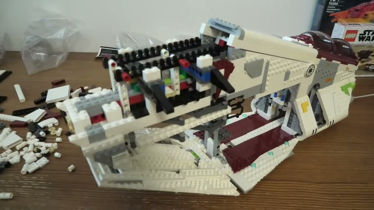 Speedbuilld Lego Star Wars Republic Gunship SET 75309 4K