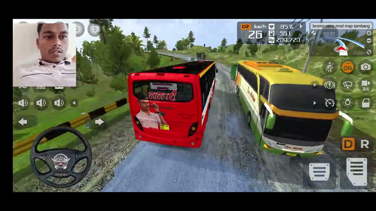 Ye Kaisa रोड he | maharashtra लालपरी बस Drive | #bussidmulatorindonesia #gaming #kirangholave 