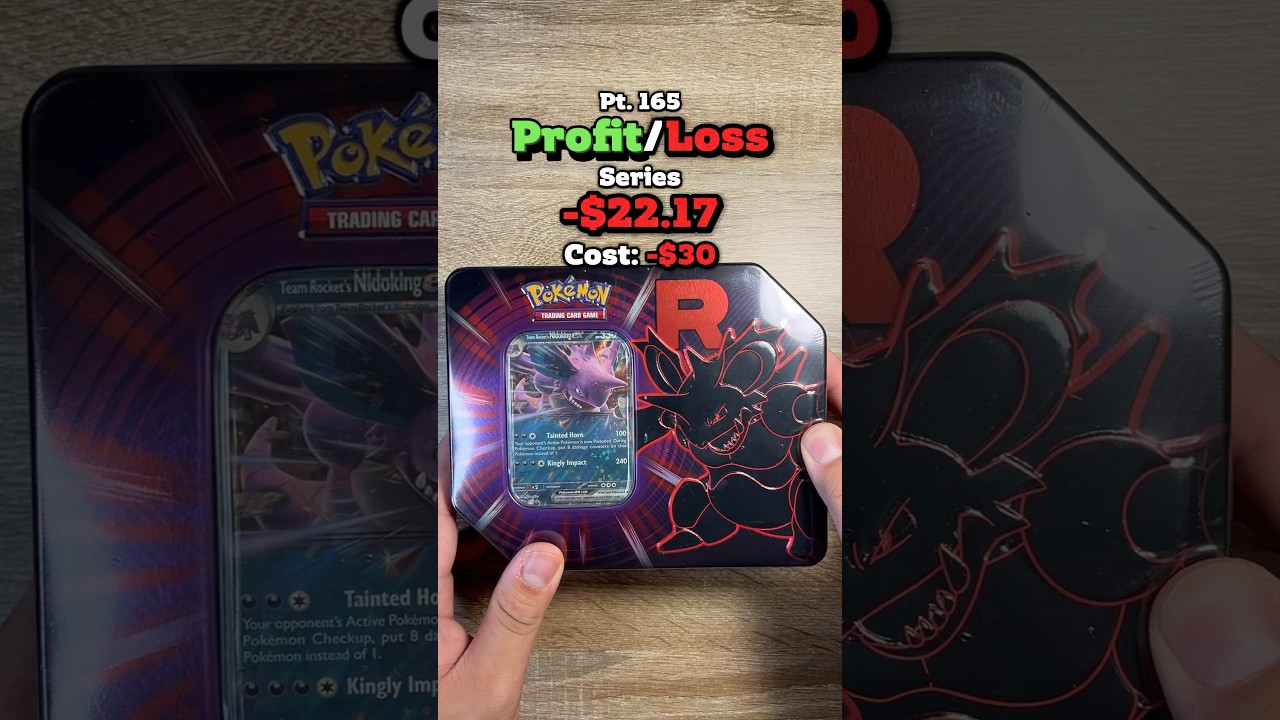 NEW TEAM ROCKET TIN Pack Opening! (Part 165) Channel Profit/Loss Series