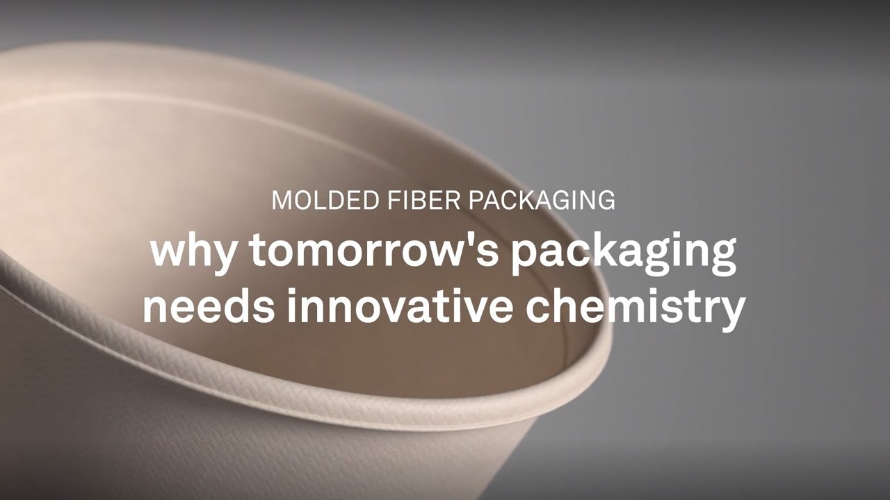 Molded fiber packaging  - Why tomorrow's packaging needs innovative chemistry?