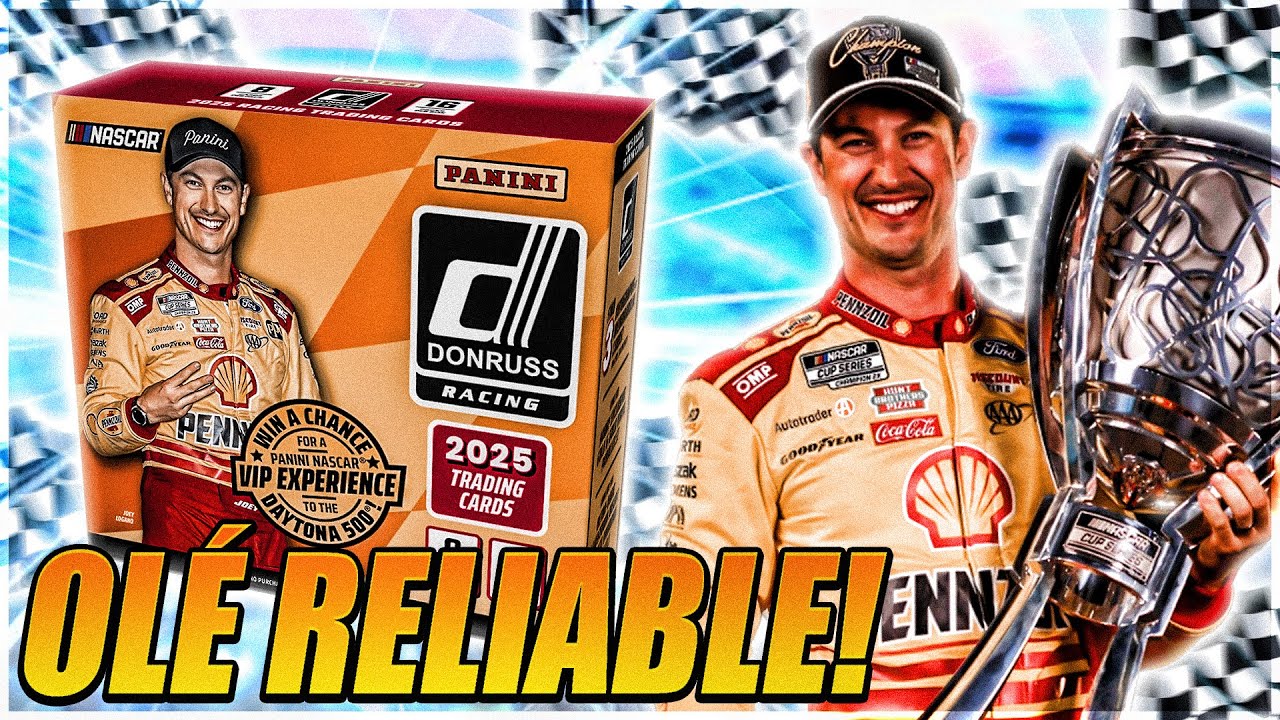 OLE' RELIABLE DONRUSS!  | 2025 Donruss NASCAR Hobby Box Review