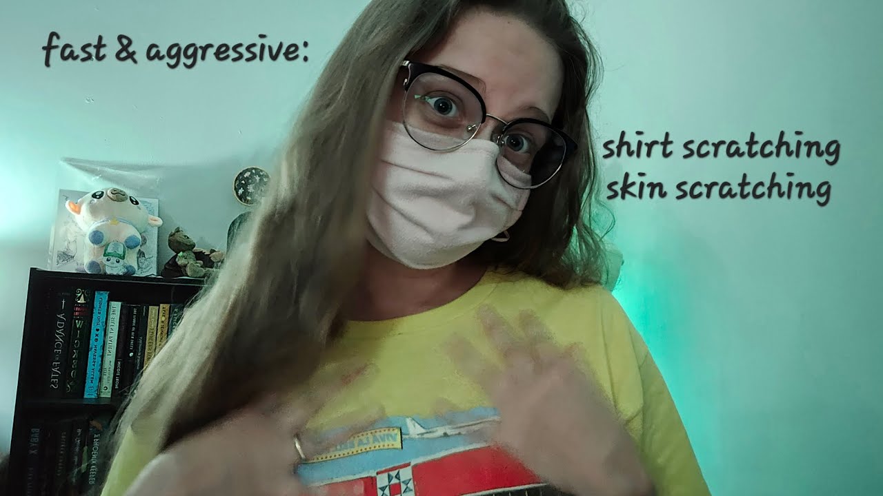 ASMR || Fast & Aggressive: Shirt & Skin Scratching 