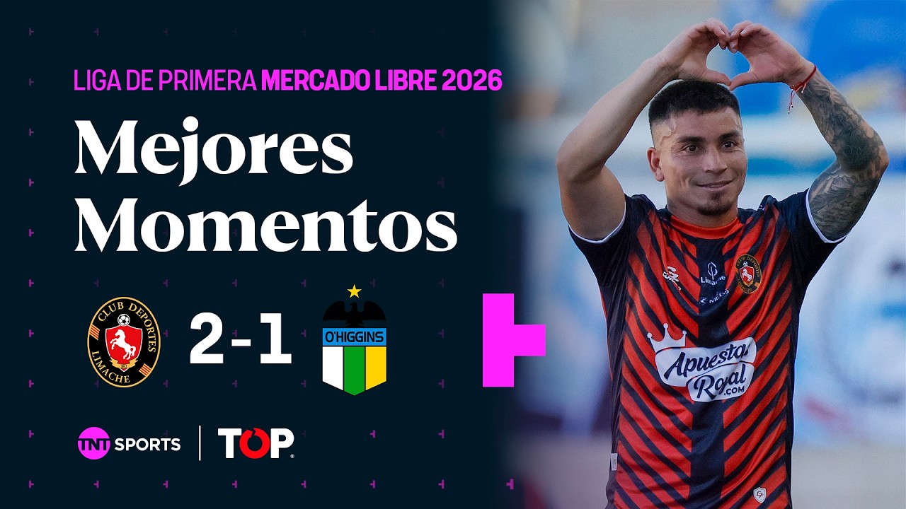 Compacto TOP | 🔴⚫ Deportes Limache 2 - 1 🔵 O’Higgins | Liga de Primera Mercado Libre 2026- Fecha 3