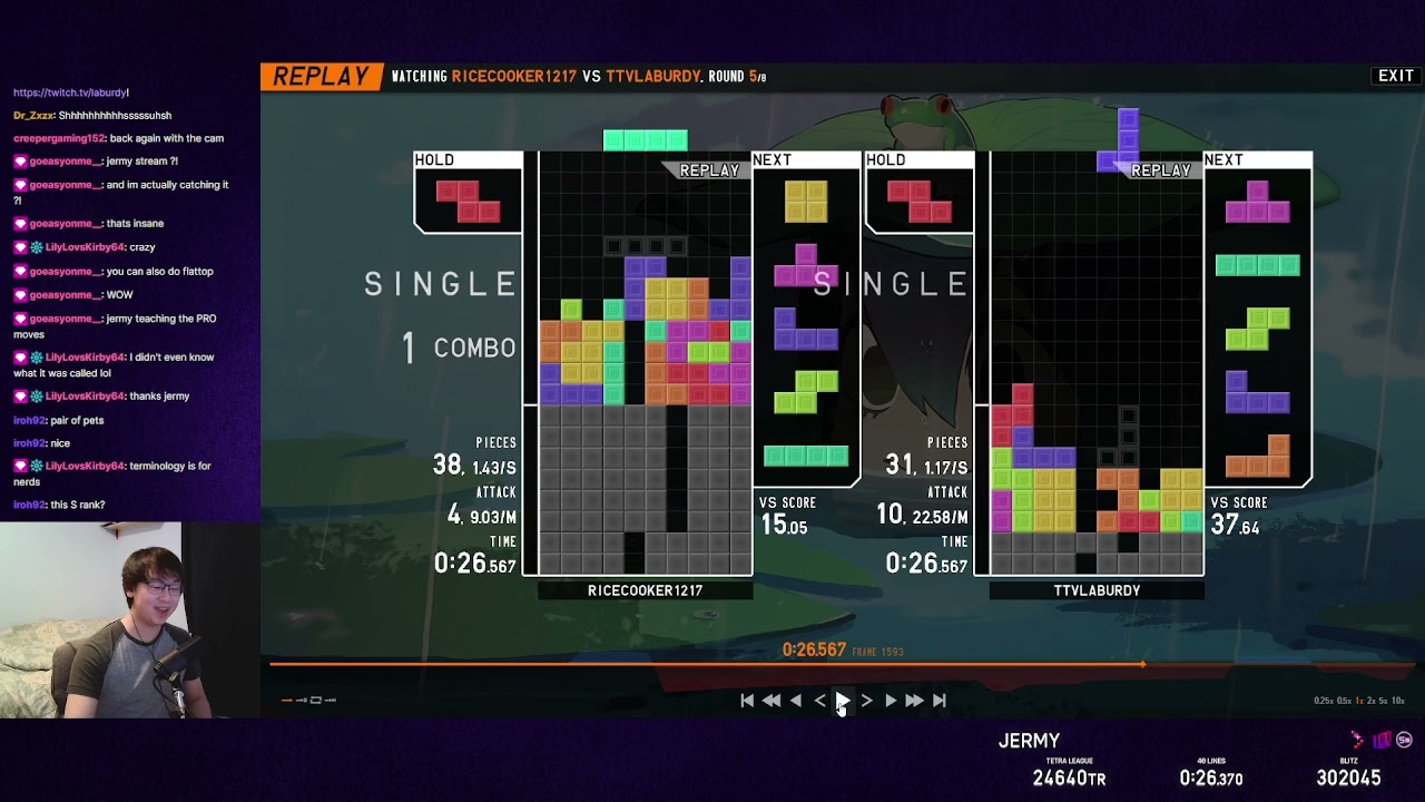 Tetris coaching session with Laburdy