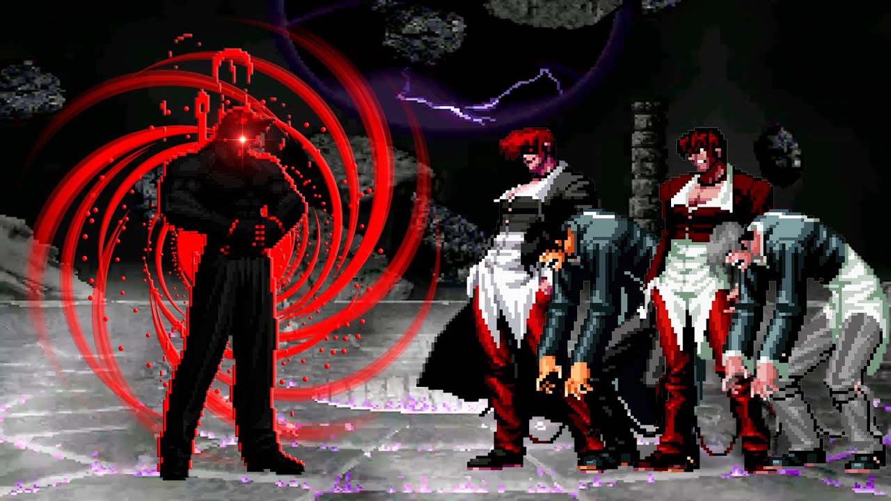 [KOF Mugen] Valmar Rugal vs Orochi Iori Team