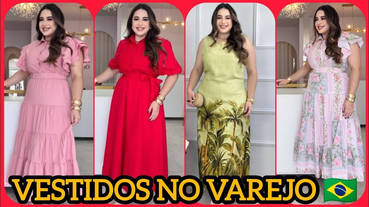VESTIDOS NO VAREJO 🇧🇷 PROVADOR FASHION COM  ALICYA SILVESTT 🌹✅