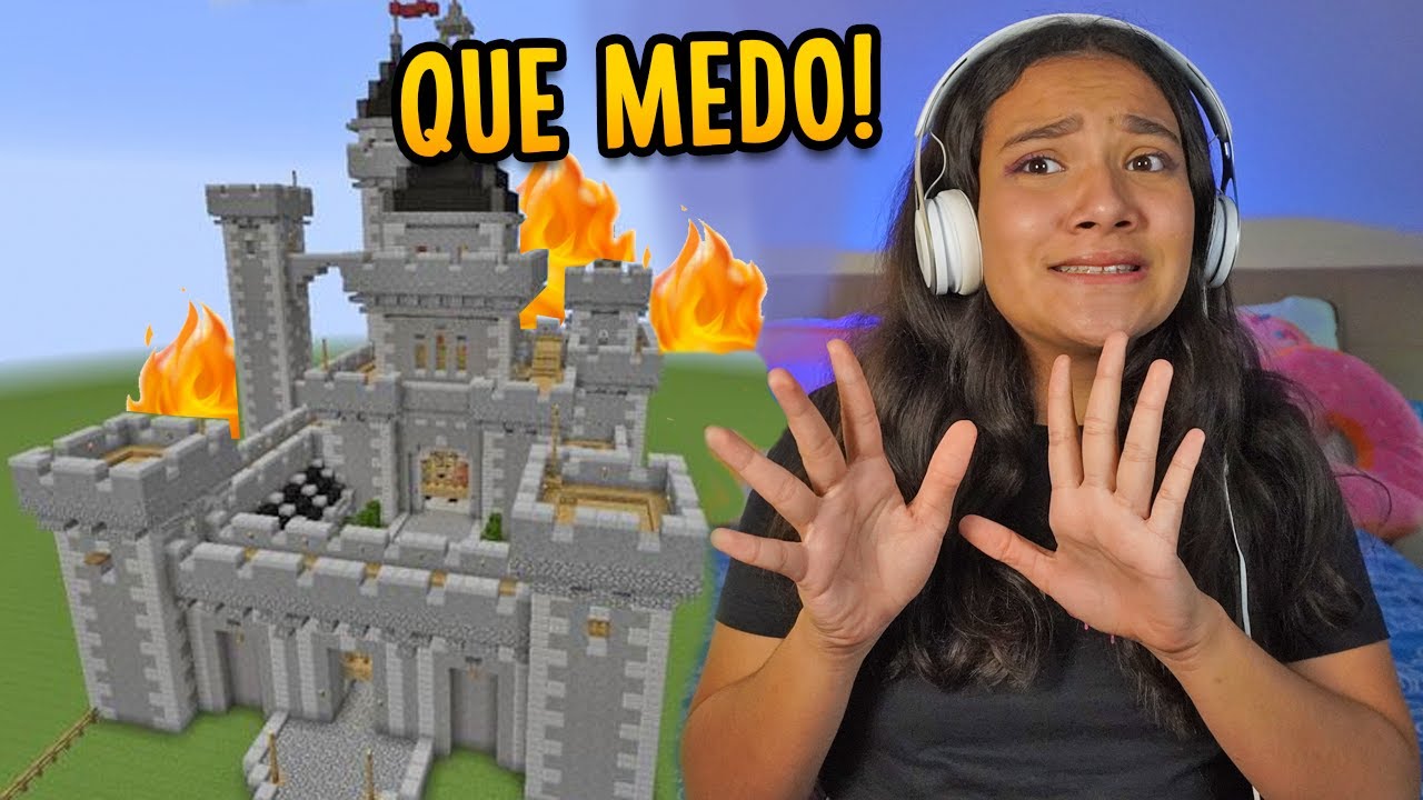 INVADI UM CASTELO NO MINECRAFT #5 - JULIANA BALTAR
