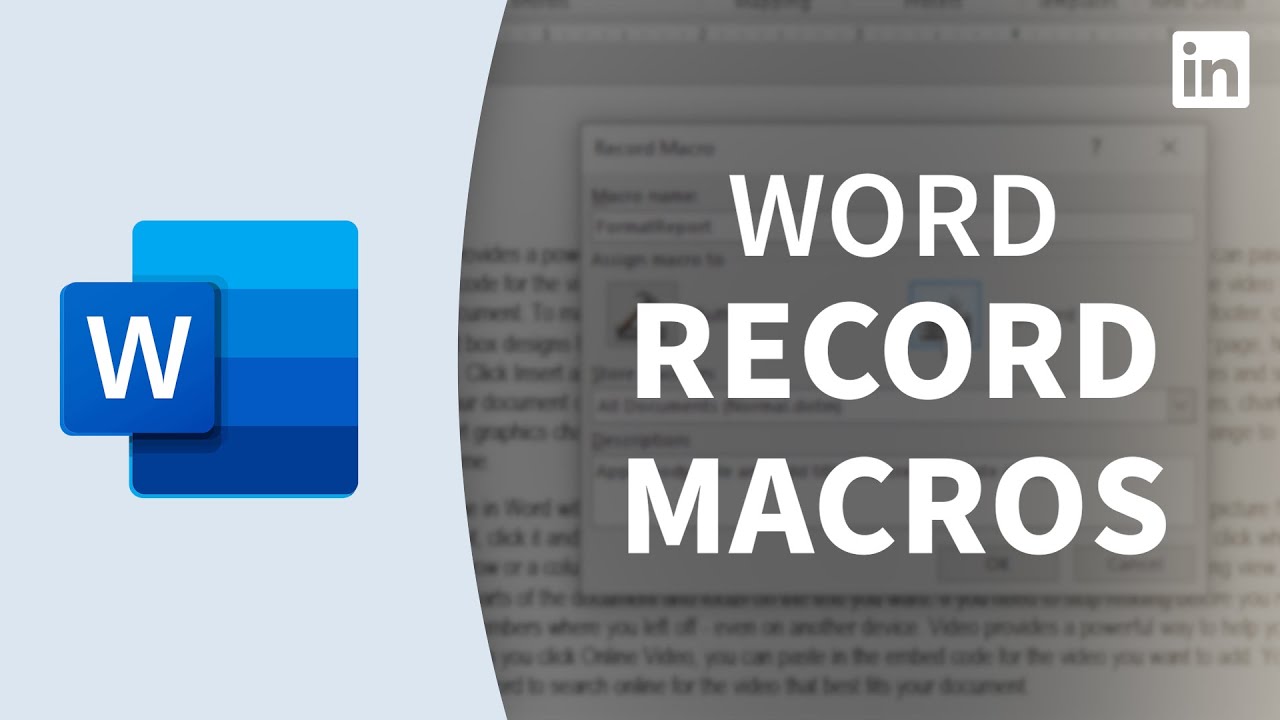 Учебник Word &mdash; Запись макроса