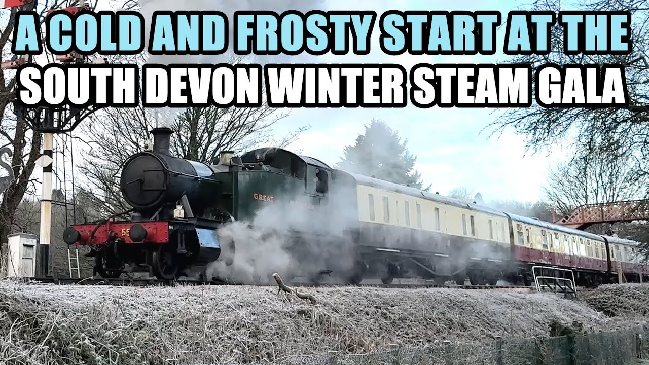 SOUTH DEVON WINTER STEAM GALA! ‘Henbury’ FAILS + GWR 2807 and 5526, 6412 on AUTO TRAIN & 09 Shunter!