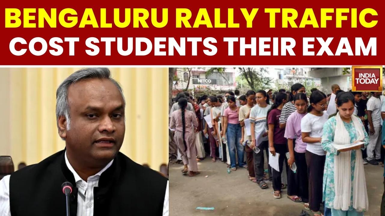 BJP Vs Congress: Bengaluru Rally Traffic Makes Students Miss NEET Exam Amid Political Blame Game