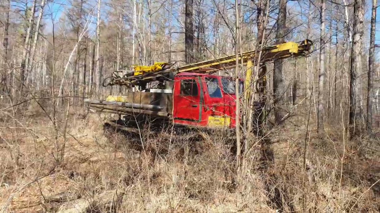 Установка Разведовательного бурения, Забайкальский край. Exploration drilling rig.